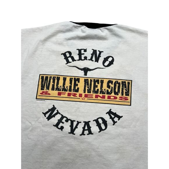 Vintage 2005 Willie Nelson Shirt Large Reno Nevada Country Music Band Tour Retro - Picture 7 of 11